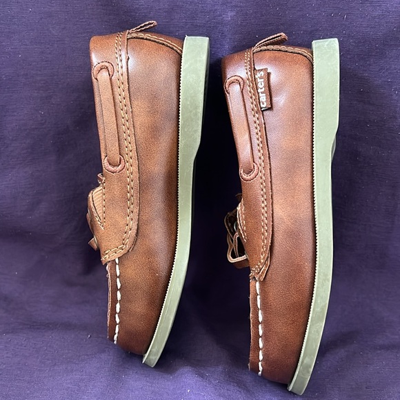 CARTER’S brown shoes toddler boy 8M - Picture 2 of 10